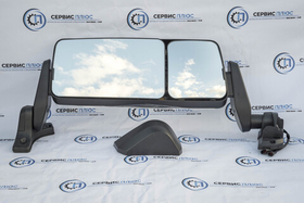 Зеркало правое в сборе белого цвета с подогревом X3000 SHACMAN