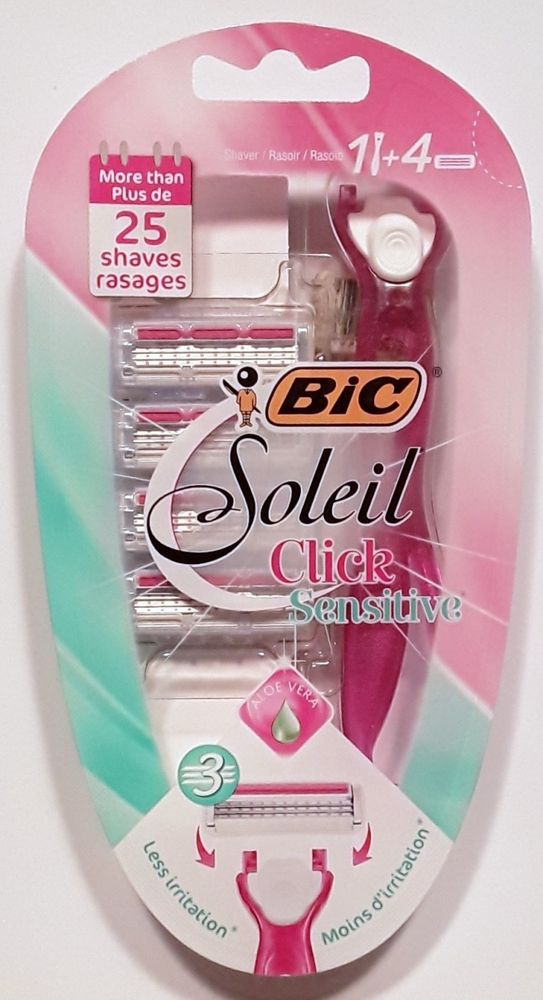 Bic станок для бритья Bic Soleil Click Sensitive +4 кассеты