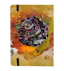 BM-05/2 Блокнот сред. «Звуки музыки» (3D твердая обложка)