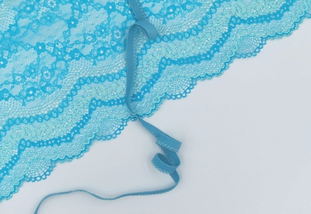 _Ажурная резинка, 10 мм, синий минерал, (арт: К94/10-276), м