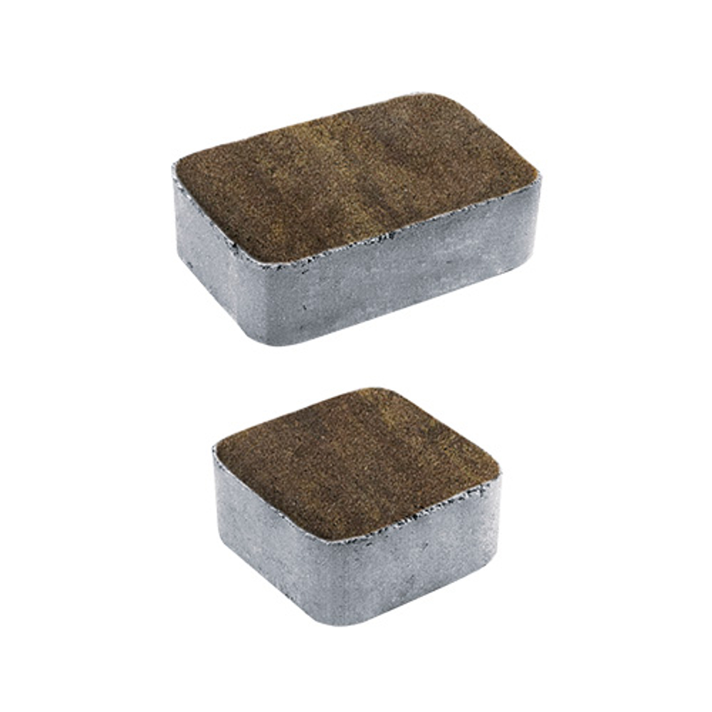 Тротуарная плитка КЛАССИКО - Листопад гранит Мокко, комплект из 2 видов плит