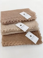 Оренбургский пуховый палантин А14060-31 светло-бежевый