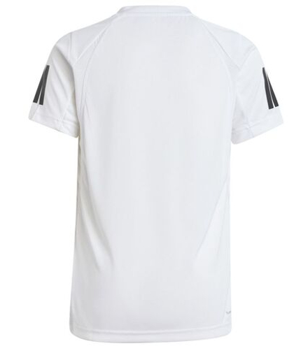 Детская теннисная футболка Adidas Club Tennis 3-Stripes - white