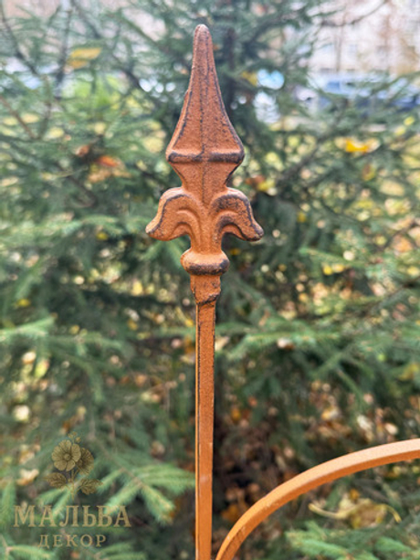 Опора садовая "Пика" металлическая 26x150 см