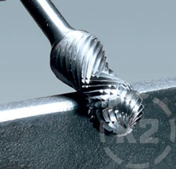 Комбинированная борфреза Karnasch Curve + Цилиндр со сферическим концом с торцовыми зубьями