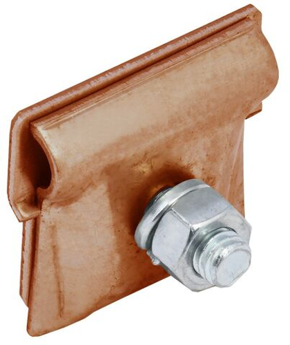 Держатель проводника круглого 6-10мм для фальца 0,6-3мм медь IEK