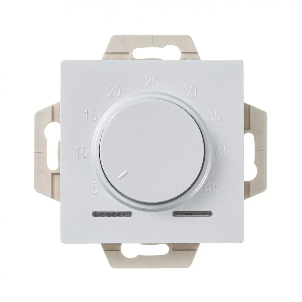 ATLASDESIGN ТЕРМОСТАТ электронный для теплого пола с датчиком, 10A, механизм, ЖЕМЧУГ