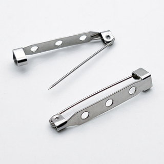 Основа для броши, сталь, размер 31*6 мм, цена за 1 шт