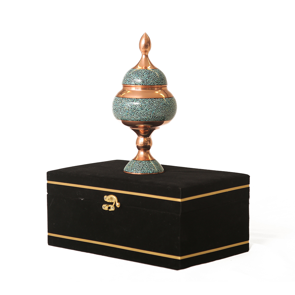 Подарочный набор конфетница фирузе куби (бирюза) 240320265 Иран