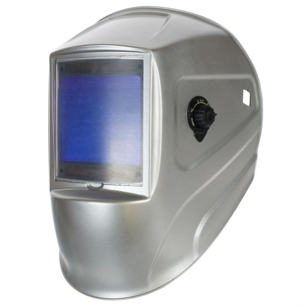Маска сварщика хамелеон, с ручной регулировкой, FoxWeld, Gefest 9700V, 4 DIN, 13 DIN, серебр, 5295