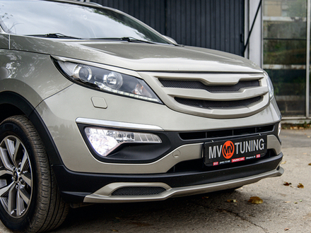 Юбка переднего бампера Ixion Style