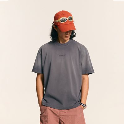 Футболка Nothomme Monterest Garment Dyed серый