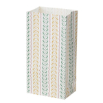 Пакет подарочный Винтэртид, 1 шт, 15х30 см,белый/с рисунком