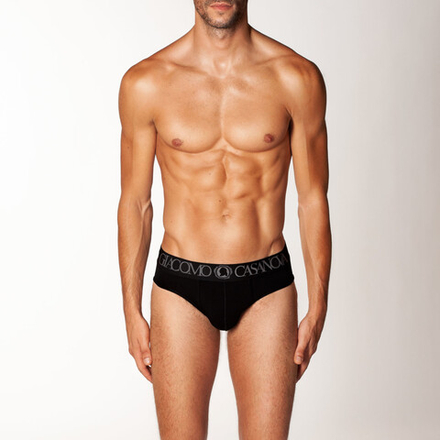 Мужские трусы брифы черные CASANOVA 0001A