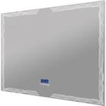 Зеркало Cezares 120 45064 с подсветкой с сенсорным выключателем Touch System, с подогревом, с радио и датчиком температуры