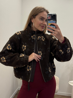 Бомбер Chocolate floral