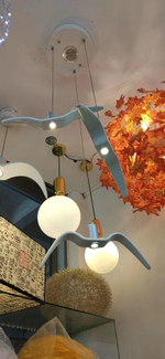 Pendant design lamp Night Birds PC964 by Brokis (White)