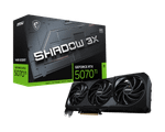 Видеокарта MSI GeForce RTX 5070 Ti 16G SHADOW 3X OC, 16Gb GDDR7 256-bit 1xHDMI 3xDP