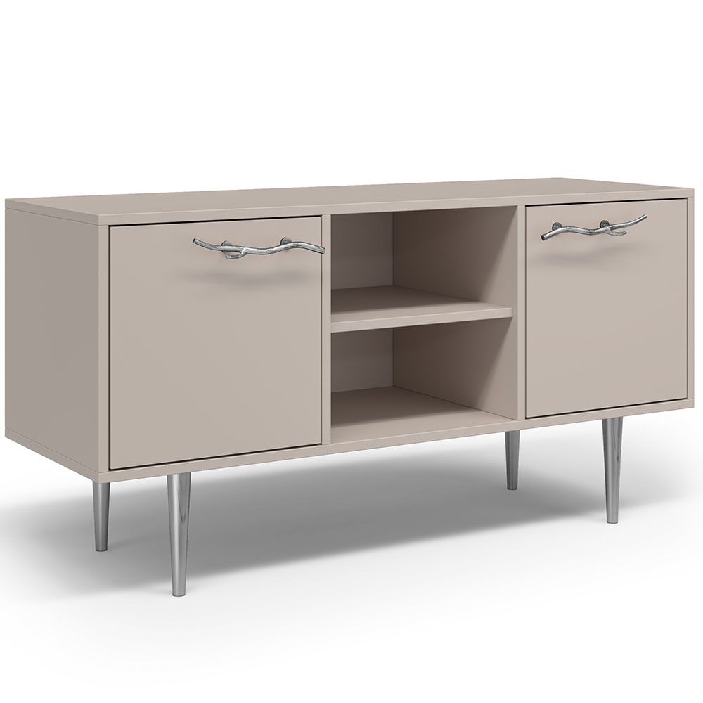 Тумба под ТВ Арт Колор matte 117см Стайл Сильвер Серый агат матовый