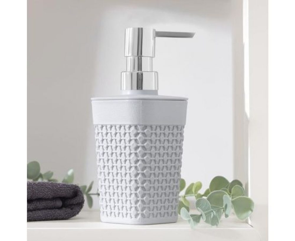 Дозатор для жидкого мыла OSLO серый шторм