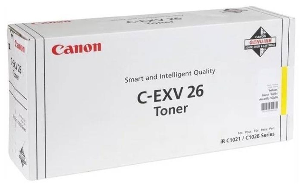 Тонер CANON C-EXV26 Y жёлтый