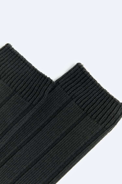 ZARA НОСКИ В РУБЧИК, УГОЛЬНЫЙ