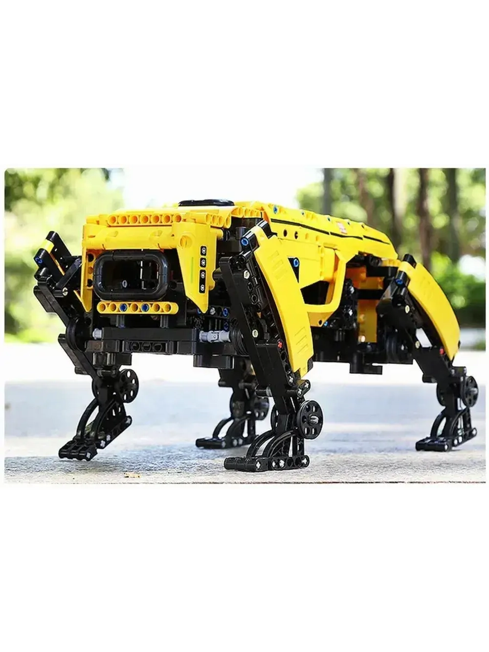 Конструктор Mould King Робот собака: желтый