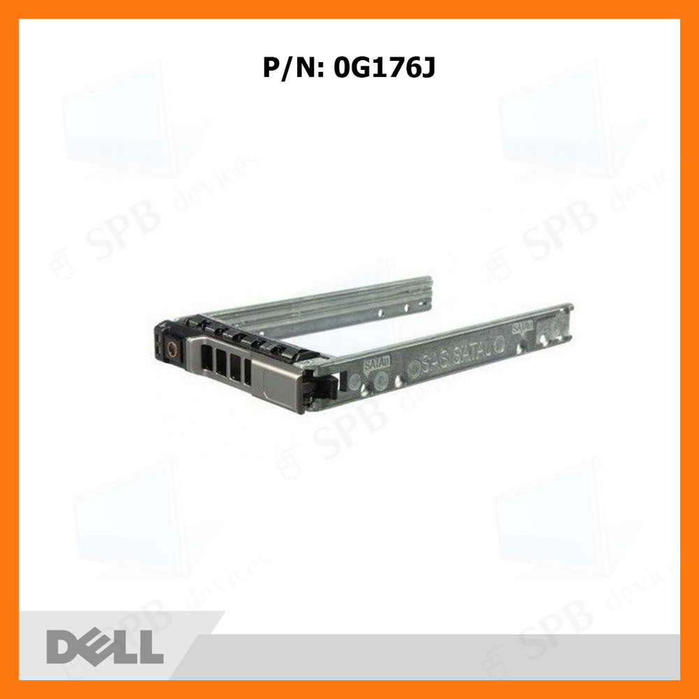 Салазки DELL 2.5 SATA SAS Tray Caddy G176J , для серверов DELL PowerEdge R и Т , PowerVault M , KG7NR , WX387 (P/n: 0G176J )