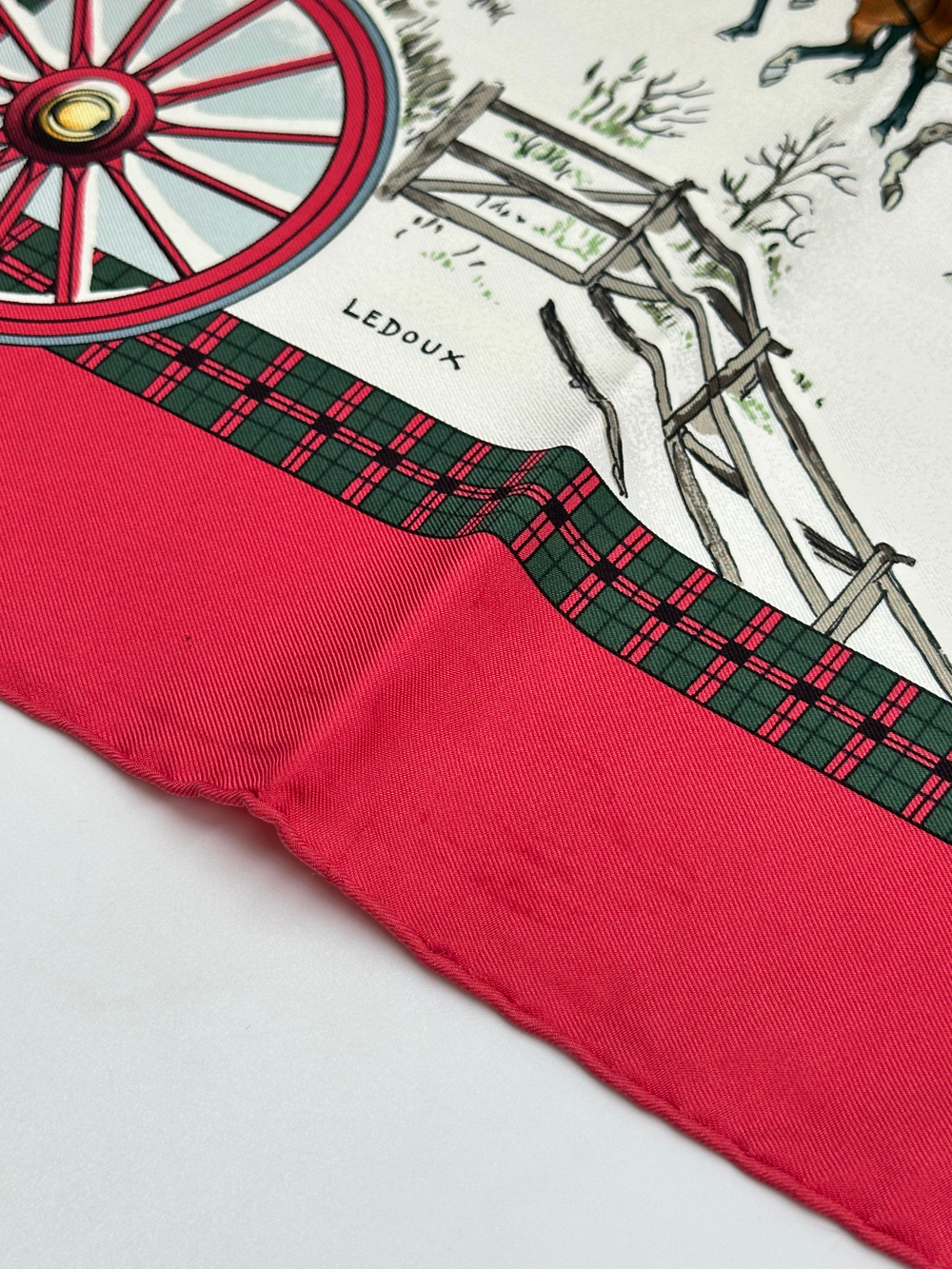 Платок Hermes «L'Hiver En Poste»