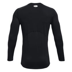 Мужское теннисное поло Under Armour Heatgear Fitted Long Sleeve Men - Black