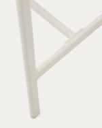 Садовый полубарный стул Culip из веревки и белого алюминия, 65 см