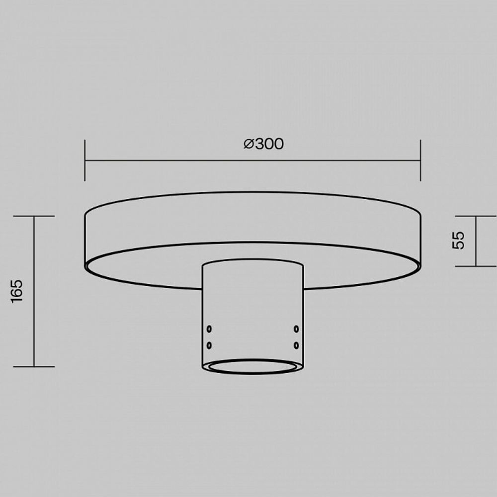 Консольный светильник Maytoni Katto O471H-L30GF3K
