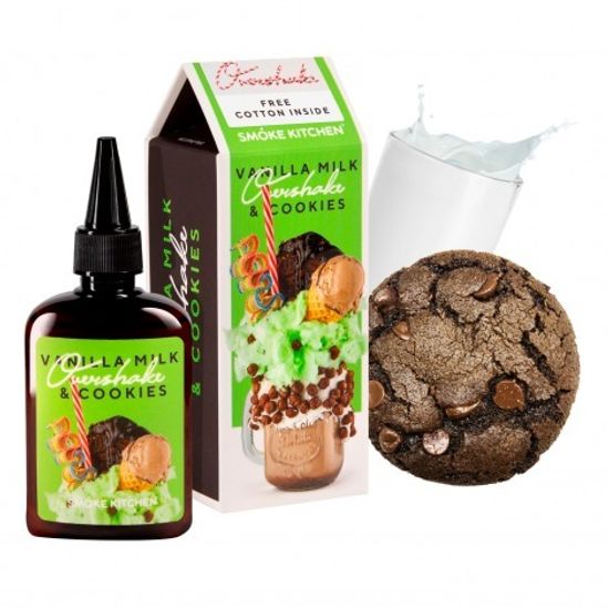 Жидкость Smoke Kitchen Overshake (100 мл, 3 мг) Vanilla Milk & Cookies