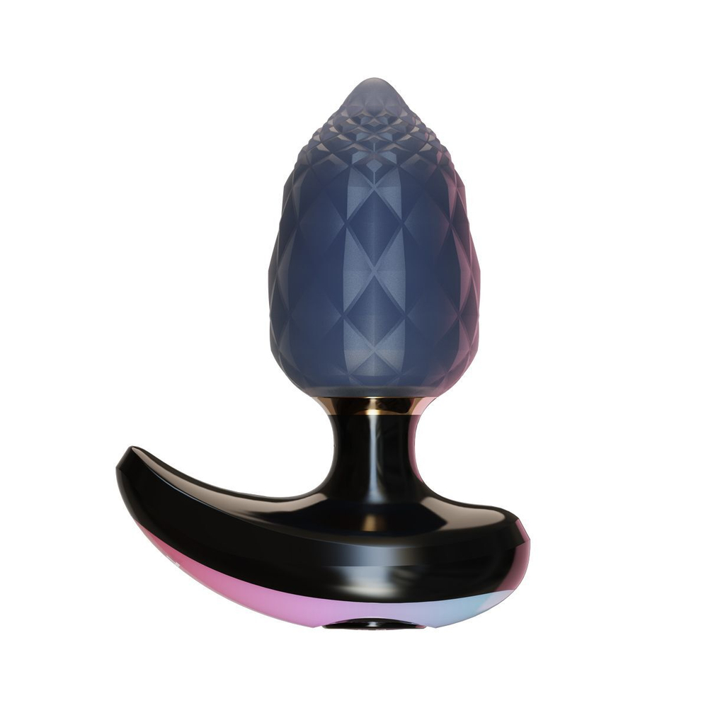 Анальная вибропробка Tingon A1, 7 см, управление через приложение