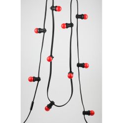 Лампочка светодиодная ЭРА STD ERARL45-E27 E27 / Е27 1Вт шар красный для белт-лайт | Профессиональное праздничное и новогоднее освещение