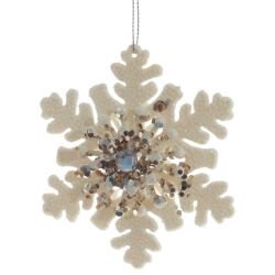 GAEM Украшение новогоднее "Снежинка", L10 W3,5 H10,5 см