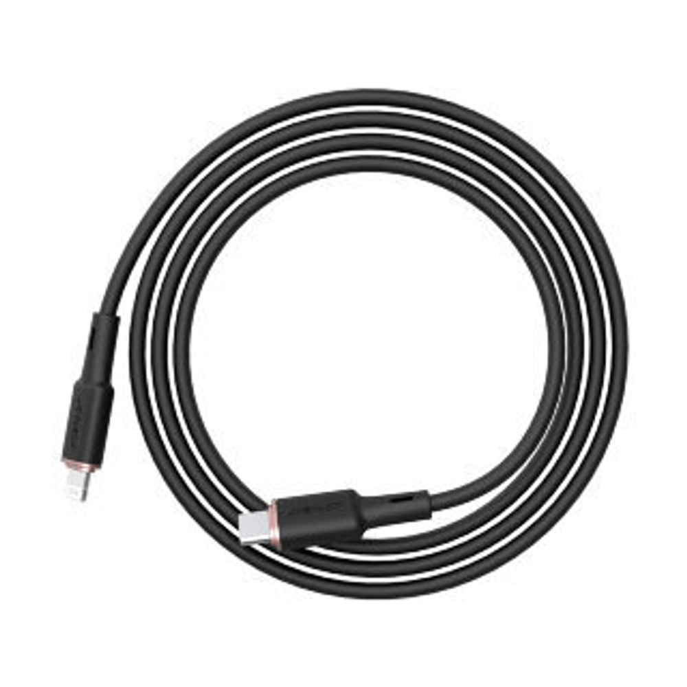 C2-01 USB-C to Lightning zinc alloy silicone charging data cable