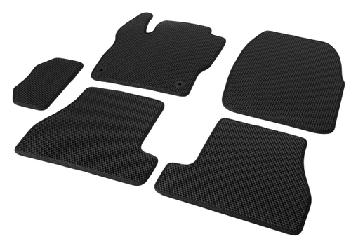 Коврики в салон автомобиля AutoFlex EVA (ЭВА, ЕВА) Business для Ford Focus III поколение седан, хэтчбек, универсал 2011-2019, 5 частей, с крепежом, 3180101