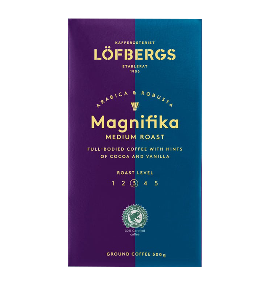 Кофе молотый Lofbergs Magnifika 500 гр