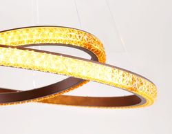 Ambrella Подвесной светодиодный светильник с пультом Crystal FF11