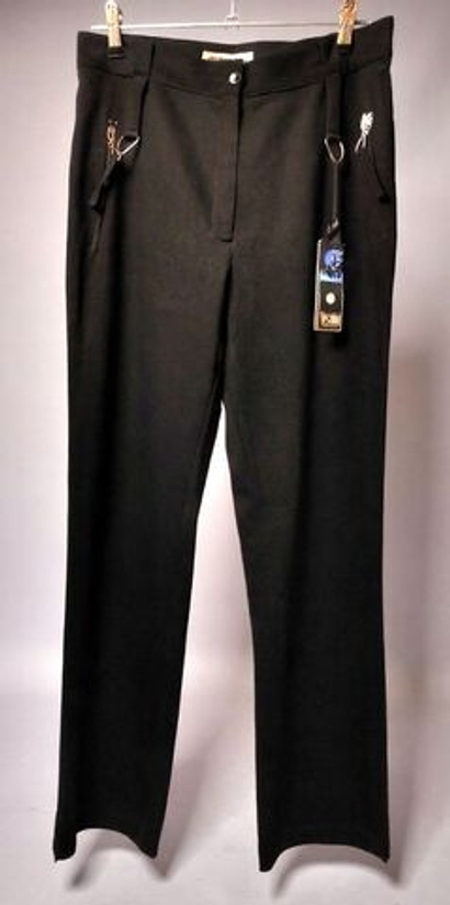 Брюки женские, размер 44, цвет чёрный