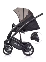 Коляска  PACCO (2 в 1) (RIKO BASIC) 07 Mokka (кофейный-темно-коричневый)
