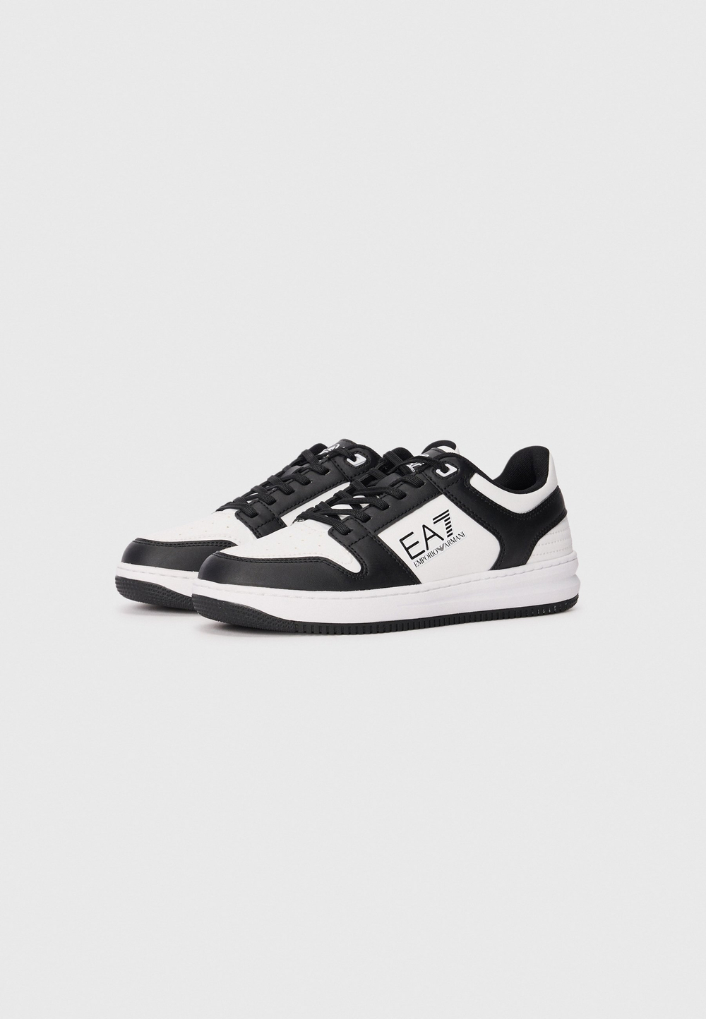 EA7 Emporio Armani SLASHER UNISEX - кроссовки на шнуровке - Чёрный