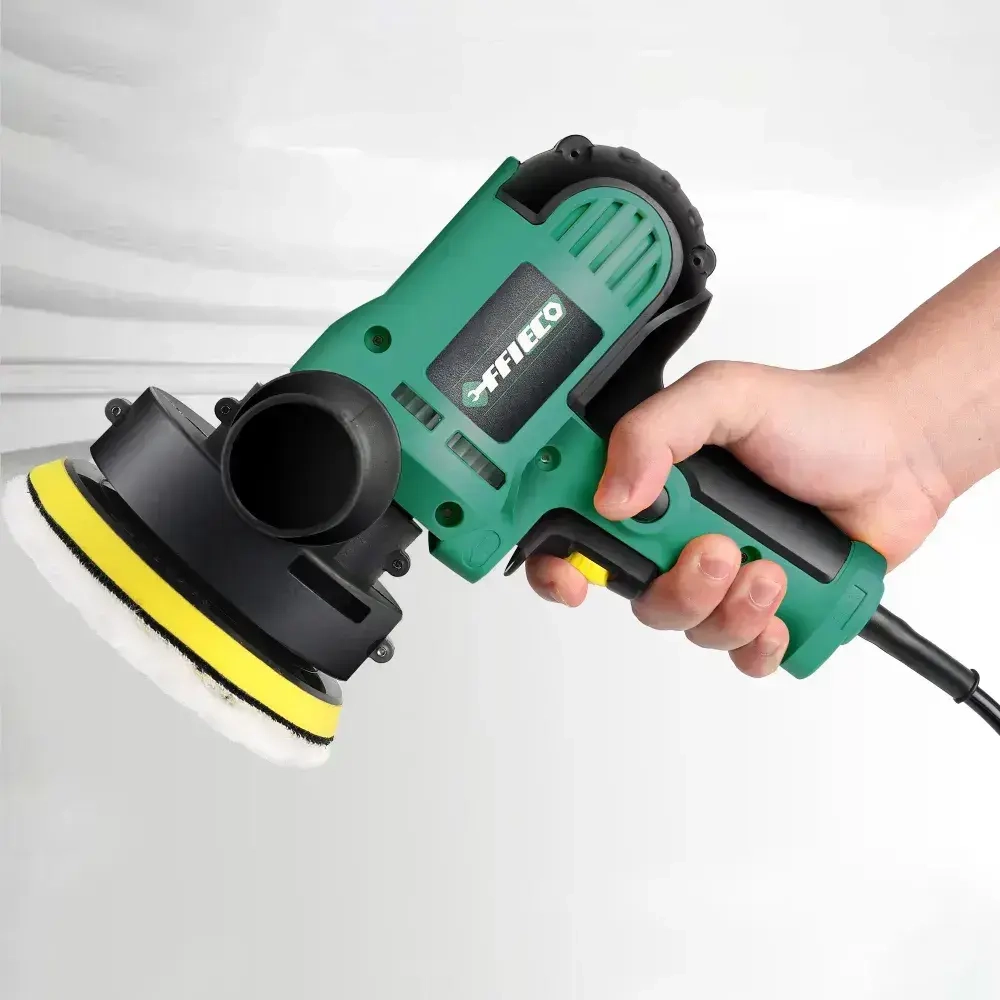 Полировальная машинка для автомобиля,шлифмашина полировальная сетевая,регулируемая скорость, 580 Вт, 2800 ОБ/мин, зеленый