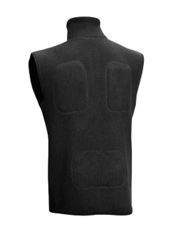 Жилет шерстяной с подогревом RedLaika Arctic Merino Wool RL-TM-05 мужской черный