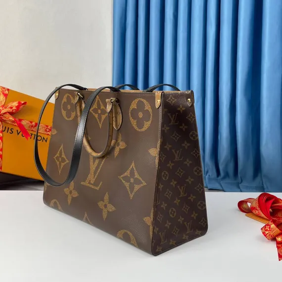 Сумка Louis Vuitton Onthego коричневый/бежевый