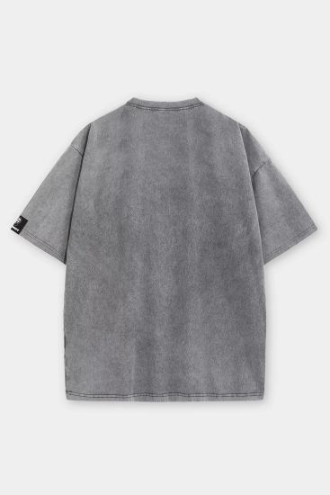 Футболка SHMOT Nirvana Garment Dye серый