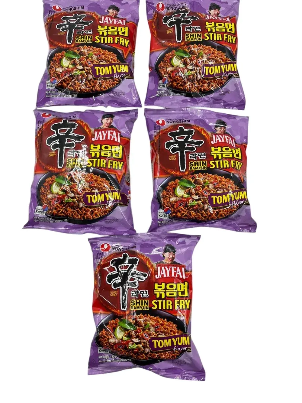 Лапша быстрого приготовления Нонгшим Том Ям ,5шт