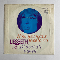 Винтажная виниловая пластинка LP Liesbeth List Now You Want To Be Loved (Holland 1969) 7 дюймов, 45 RPM, Single