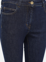 Джинсы жен. AERONAUTICA 185 темно-синий KISS красным